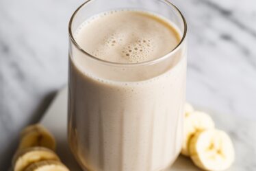 almond banana recovery shake