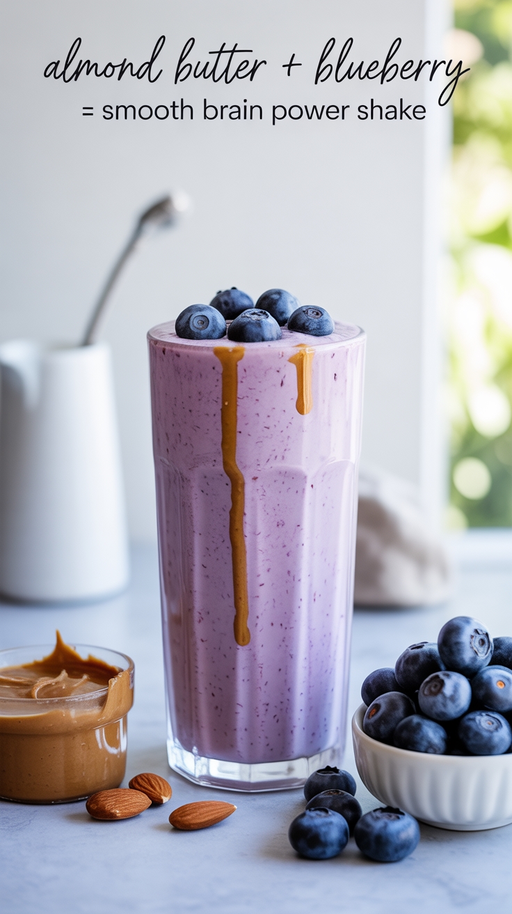 almond blueberry smoothie recipe
