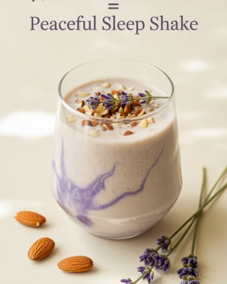 almond lavender sleep shake