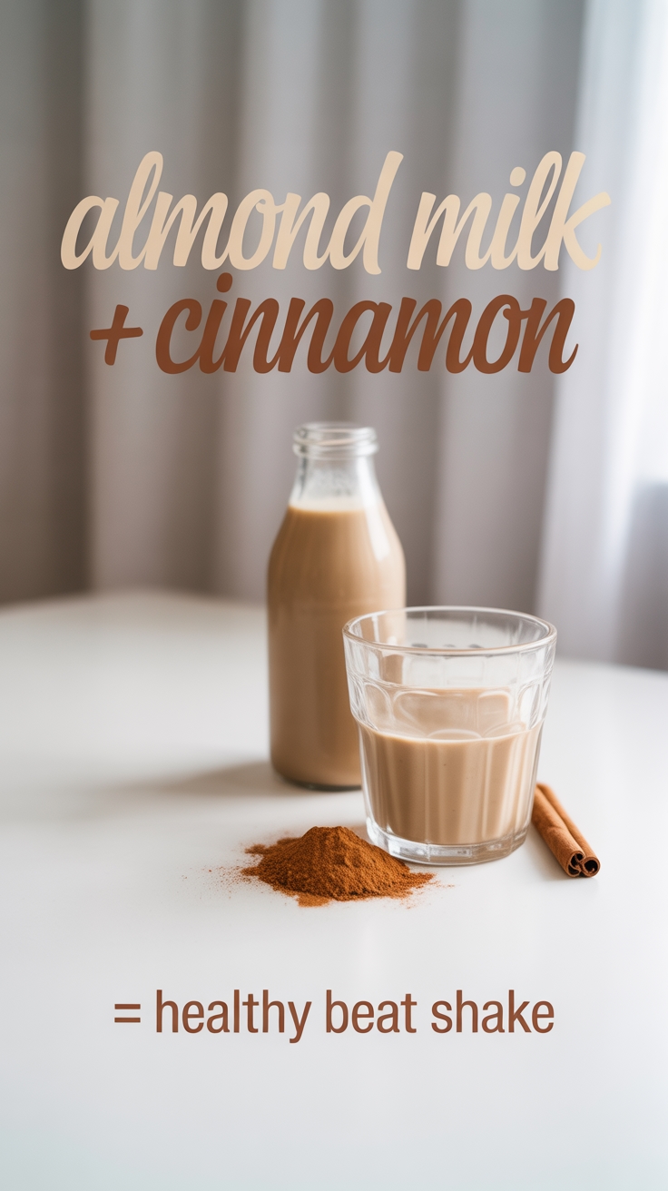 almond milk cinnamon shake
