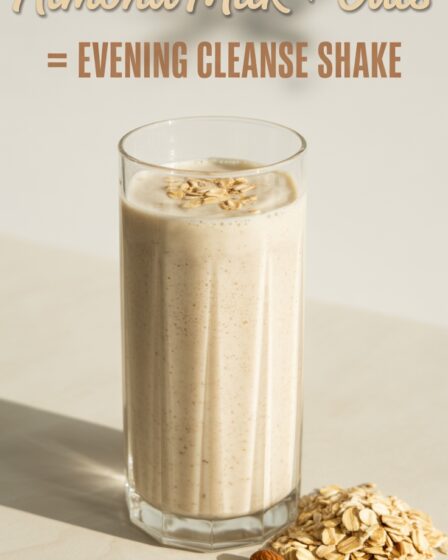 almond oats evening shake