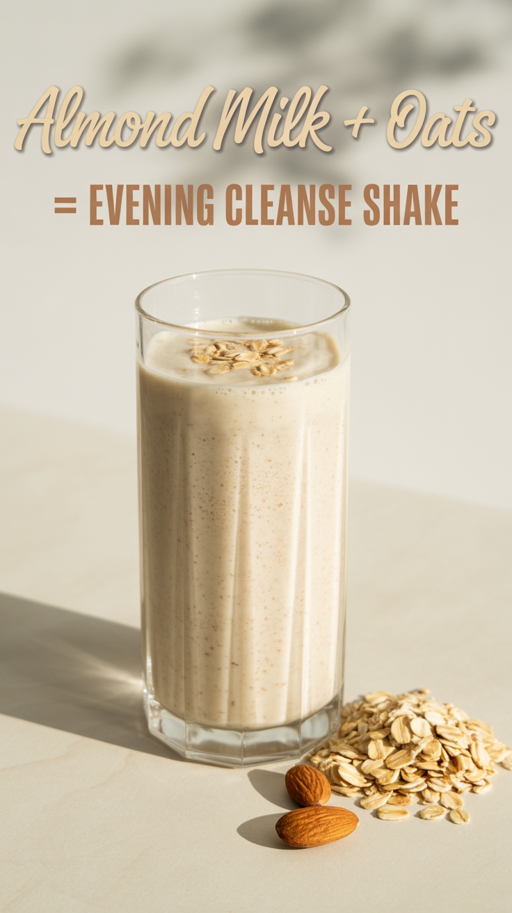 almond oats evening shake