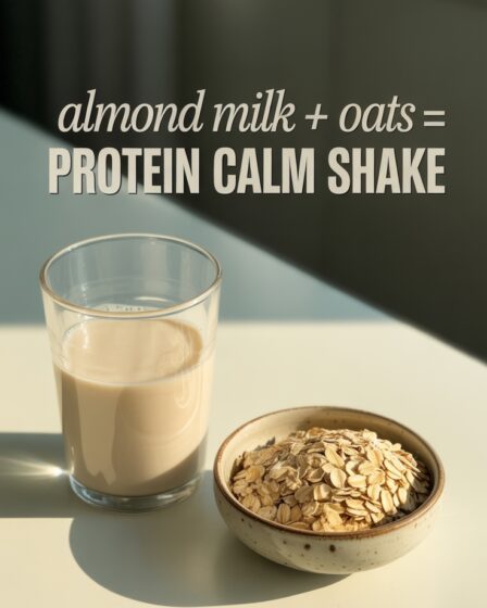 almond oats protein shake