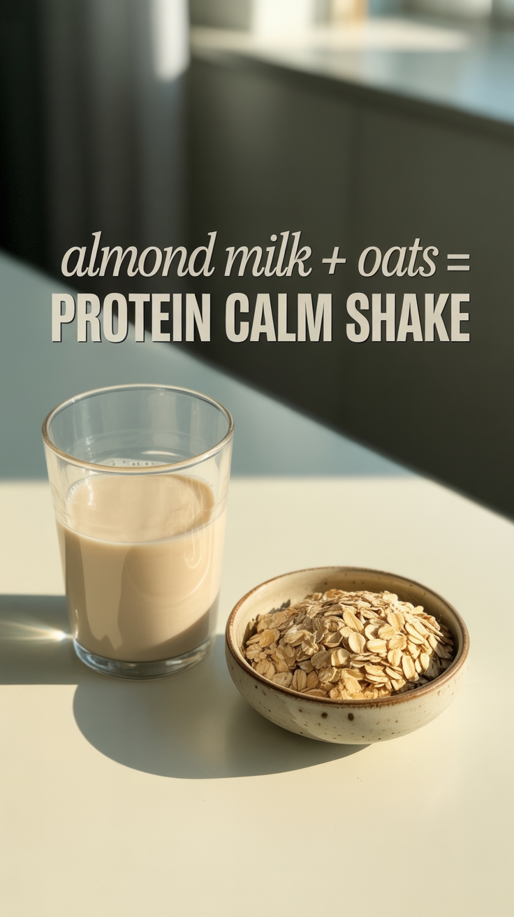 almond oats protein shake