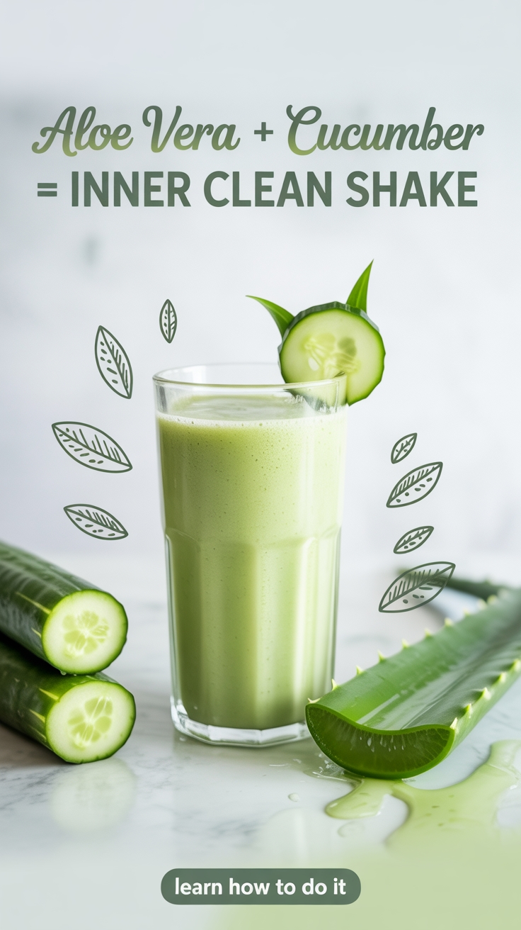 aloe and cucumber shake