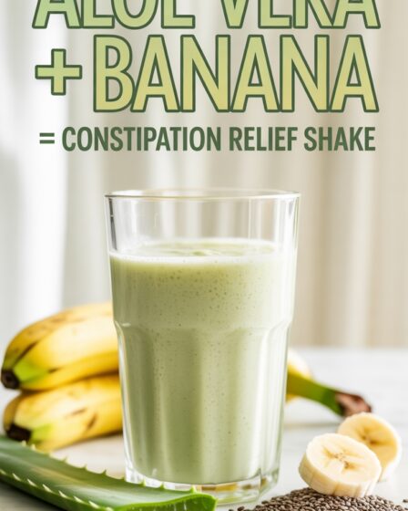 aloe banana constipation shake