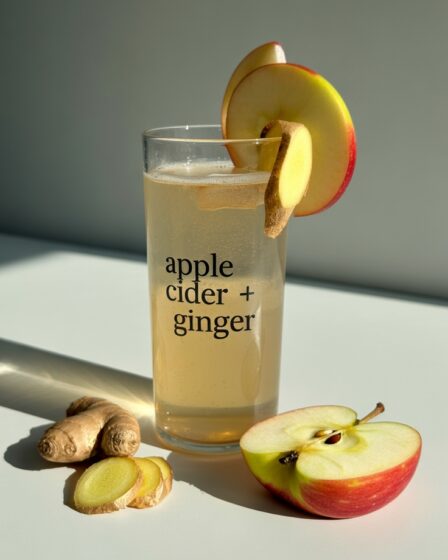 apple cider ginger shake