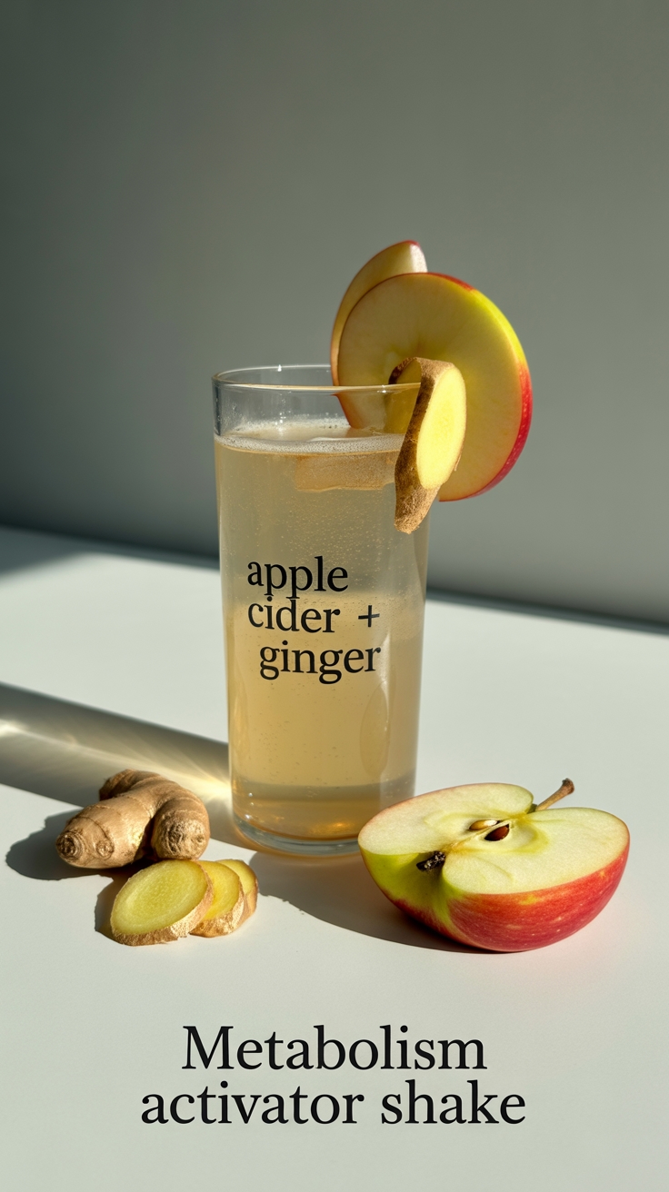 apple cider ginger shake