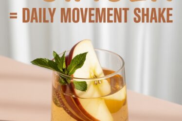 apple cider ginger shake