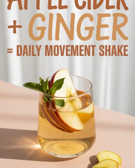 apple cider ginger shake