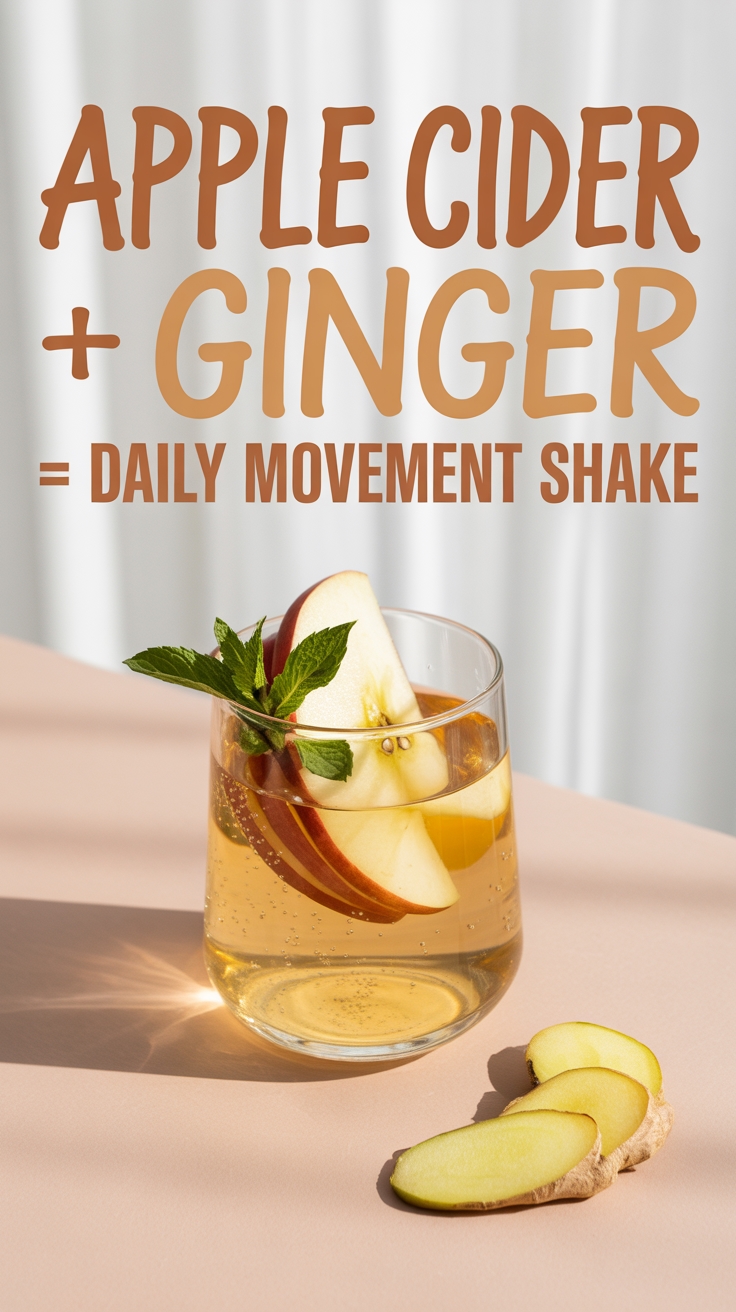 apple cider ginger shake