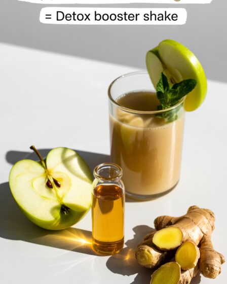 apple ginger detox shake