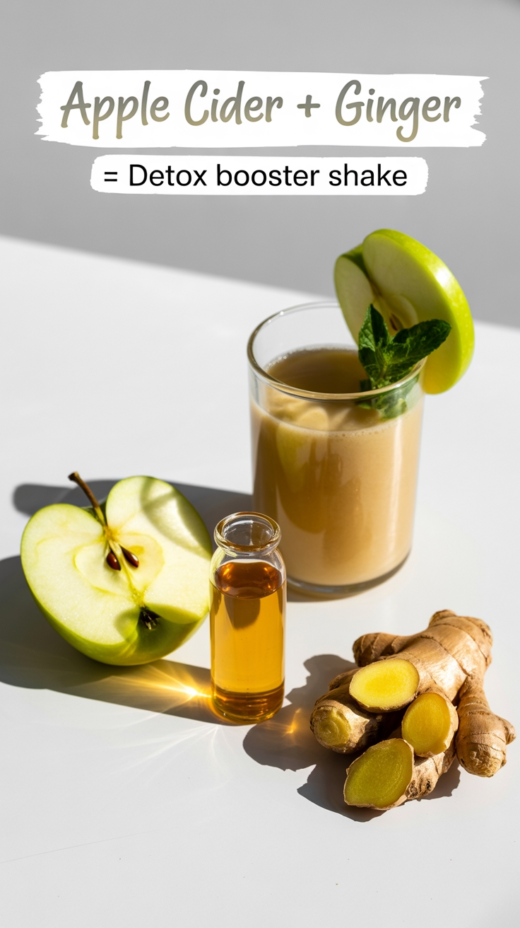 apple ginger detox shake
