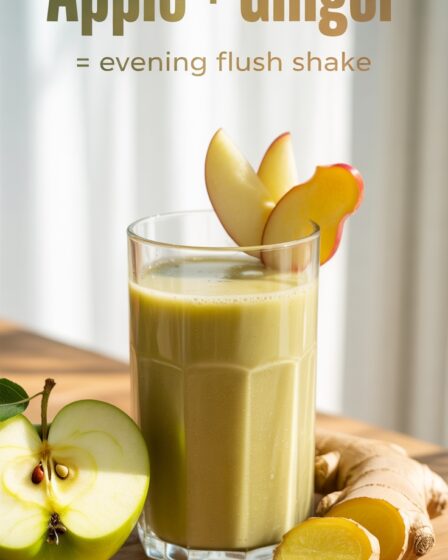 apple ginger evening shake