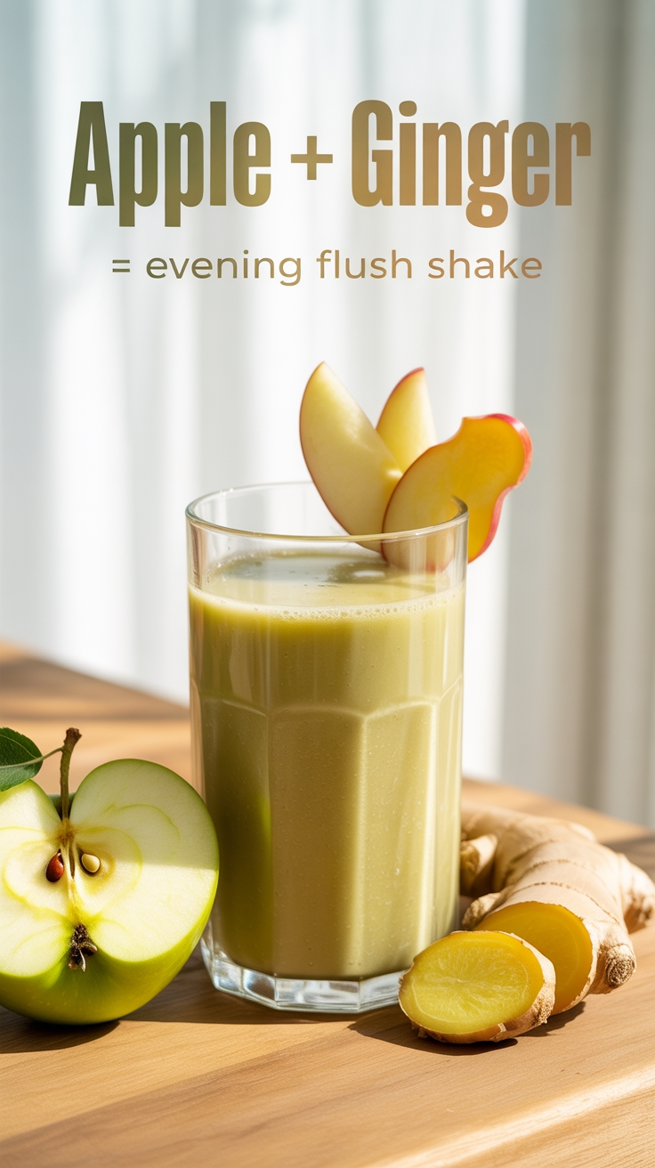 apple ginger evening shake
