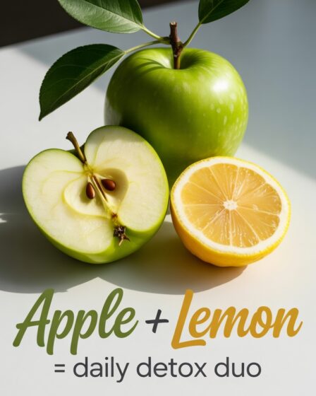 apple lemon detox drink
