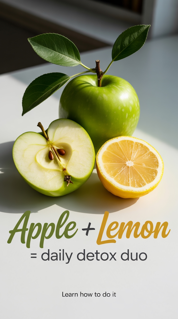 apple lemon detox drink