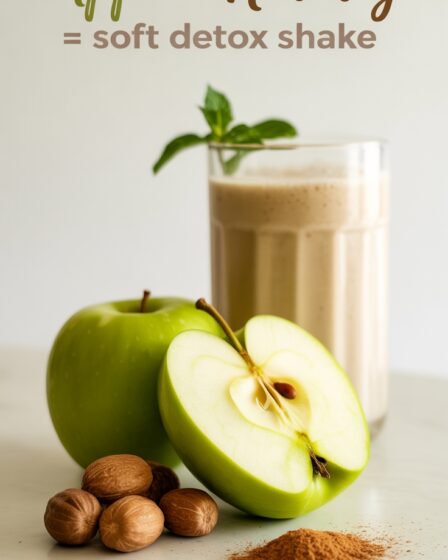 apple nutmeg detox shake