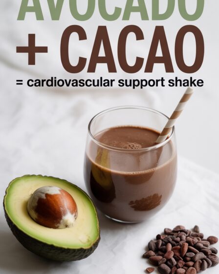 avocado and cacao shake