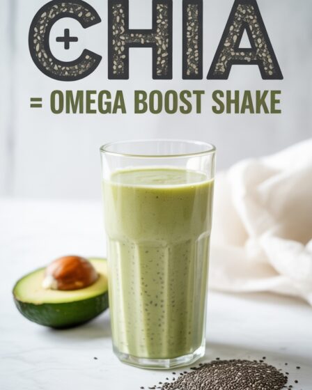 avocado and chia smoothie