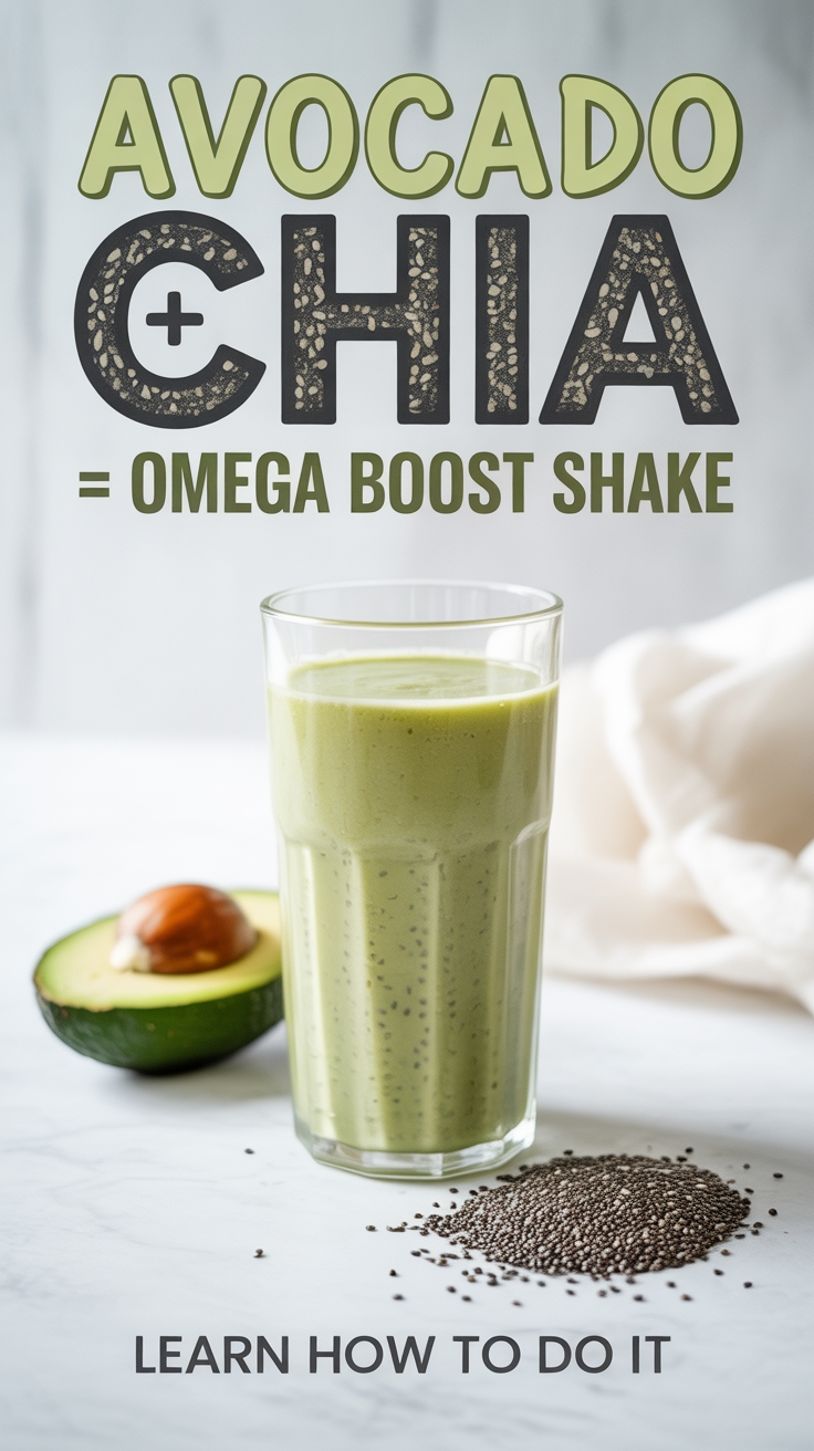 avocado and chia smoothie