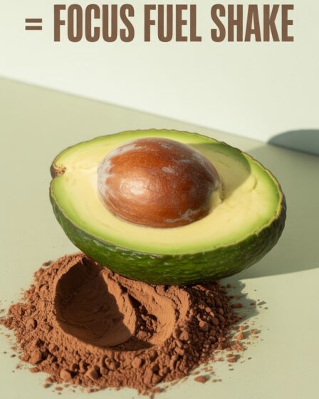 avocado cacao energy shake