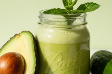 avocado cucumber anti wrinkle shake