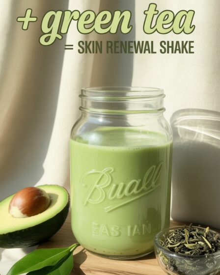 avocado green tea shake