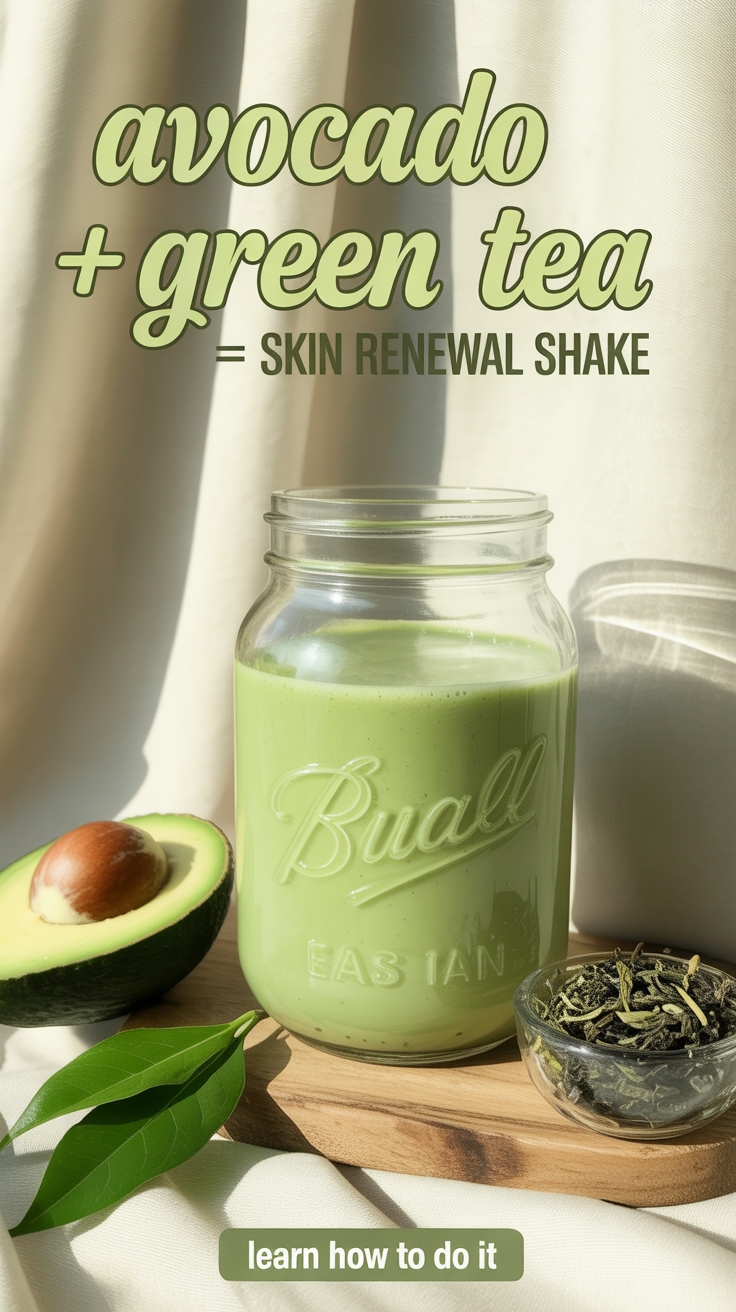 avocado green tea shake