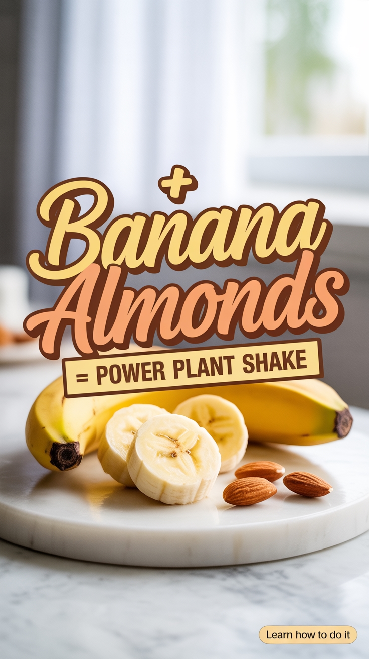 banana almond power shake
