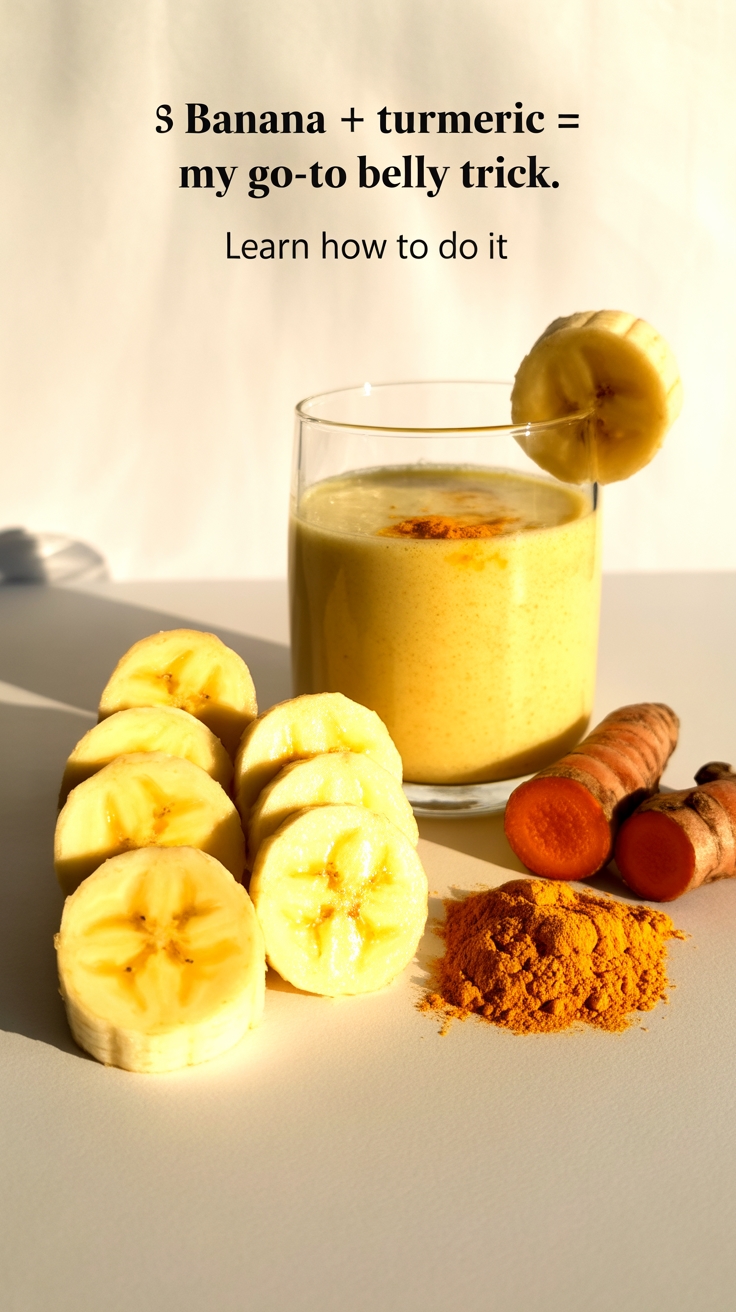 banana and turmeric remedy
