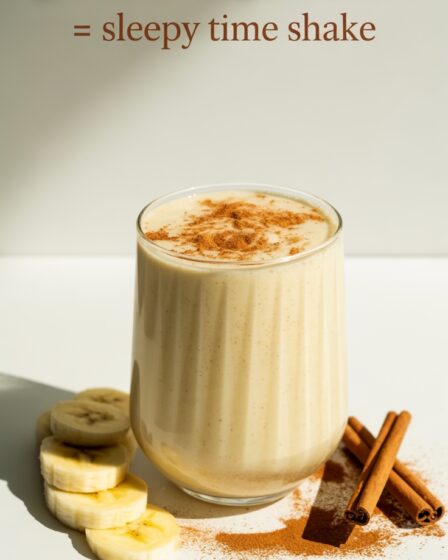 banana cinnamon sleep shake