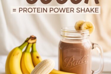 banana cocoa protein shake