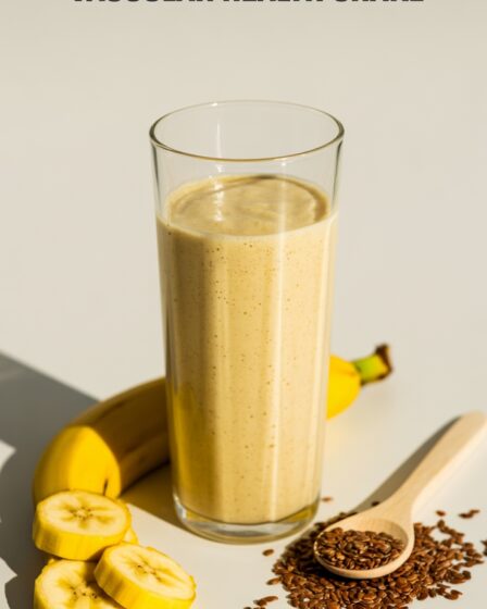 banana flaxseed vascular shake