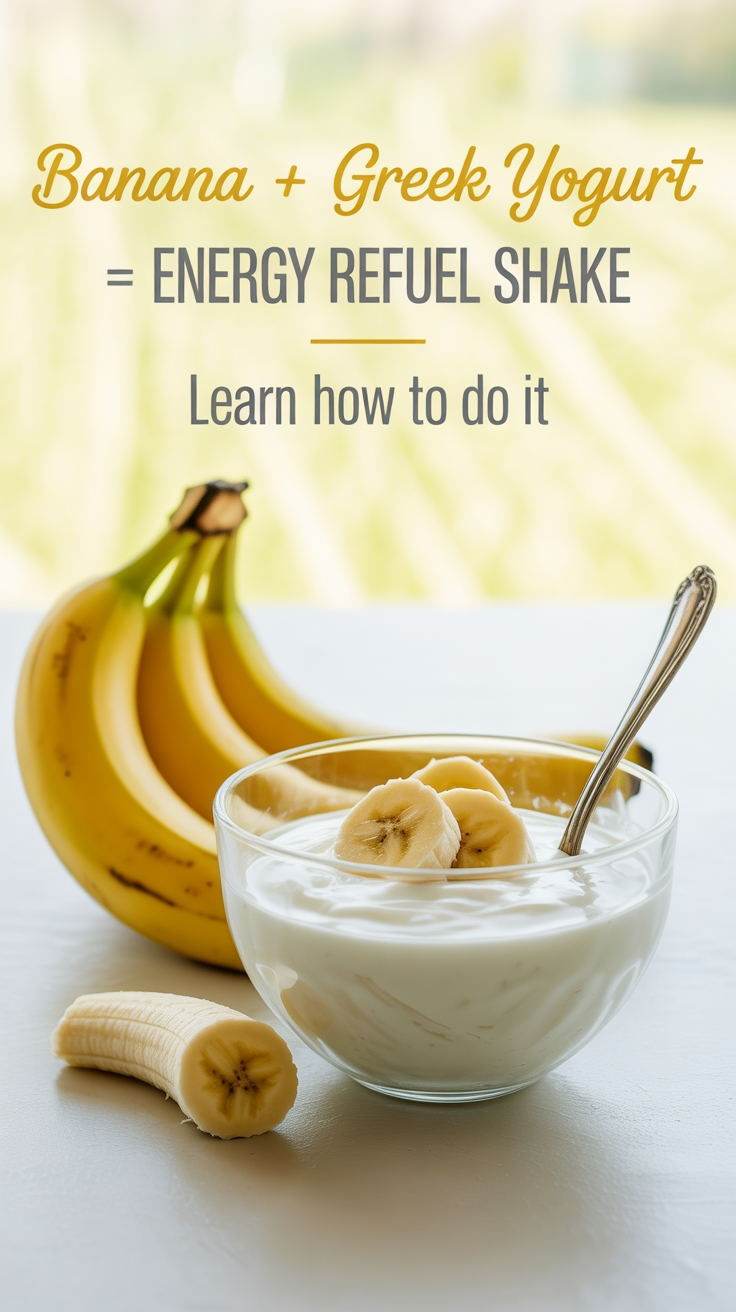 banana greek yogurt shake