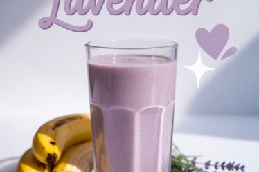 banana lavender night shake