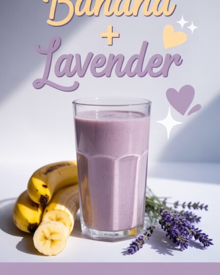 banana lavender night shake