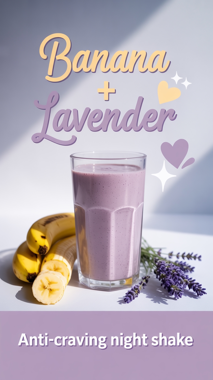 banana lavender night shake