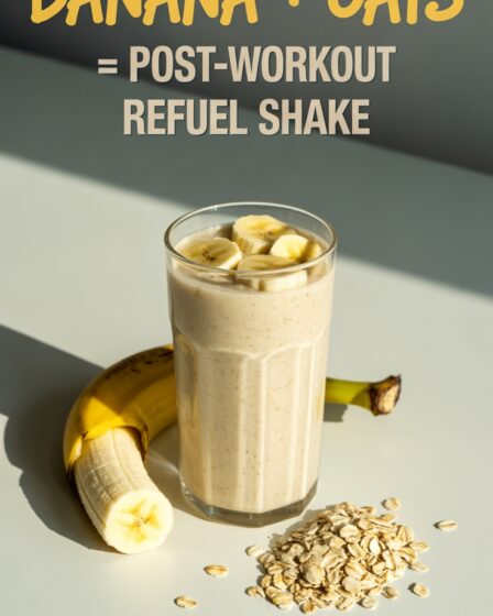 banana oats refuel shake