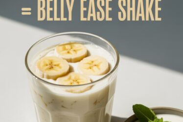 banana yogurt belly shake