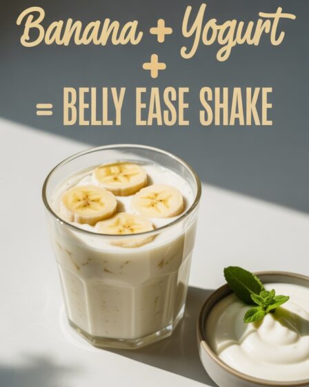 banana yogurt belly shake