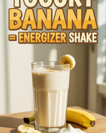 banana yogurt energizer shake