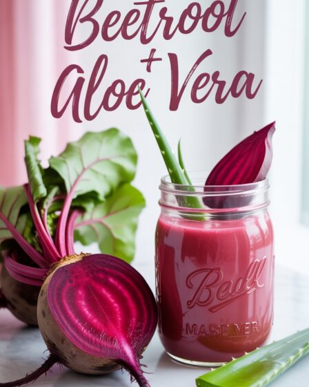 beetroot aloe vera shake