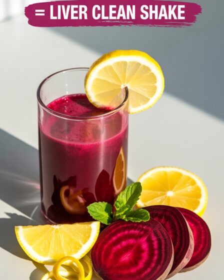 beetroot lemon liver shake