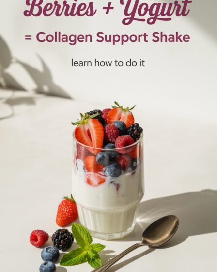 berry yogurt collagen shake