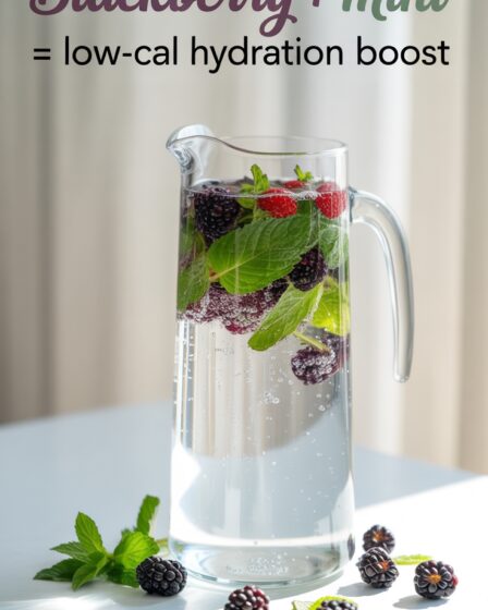 blackberry mint hydration drink