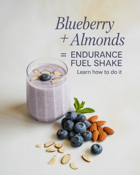 blueberry almond endurance shake