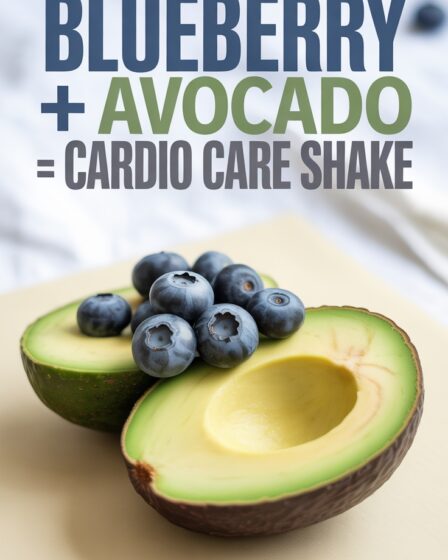 blueberry avocado heart shake
