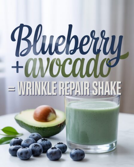 blueberry avocado wrinkle shake