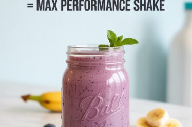 blueberry banana performance shake